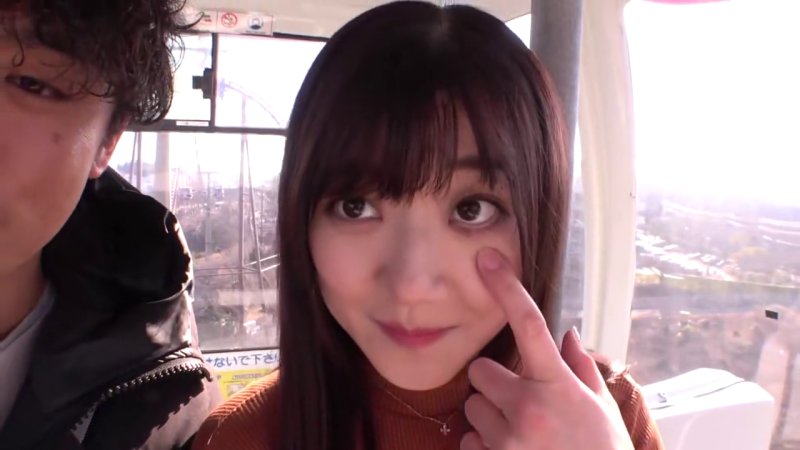 よみ●りランドデート後、ホテルでエロまぐわい！爆乳ナースの生ハメ激イキ